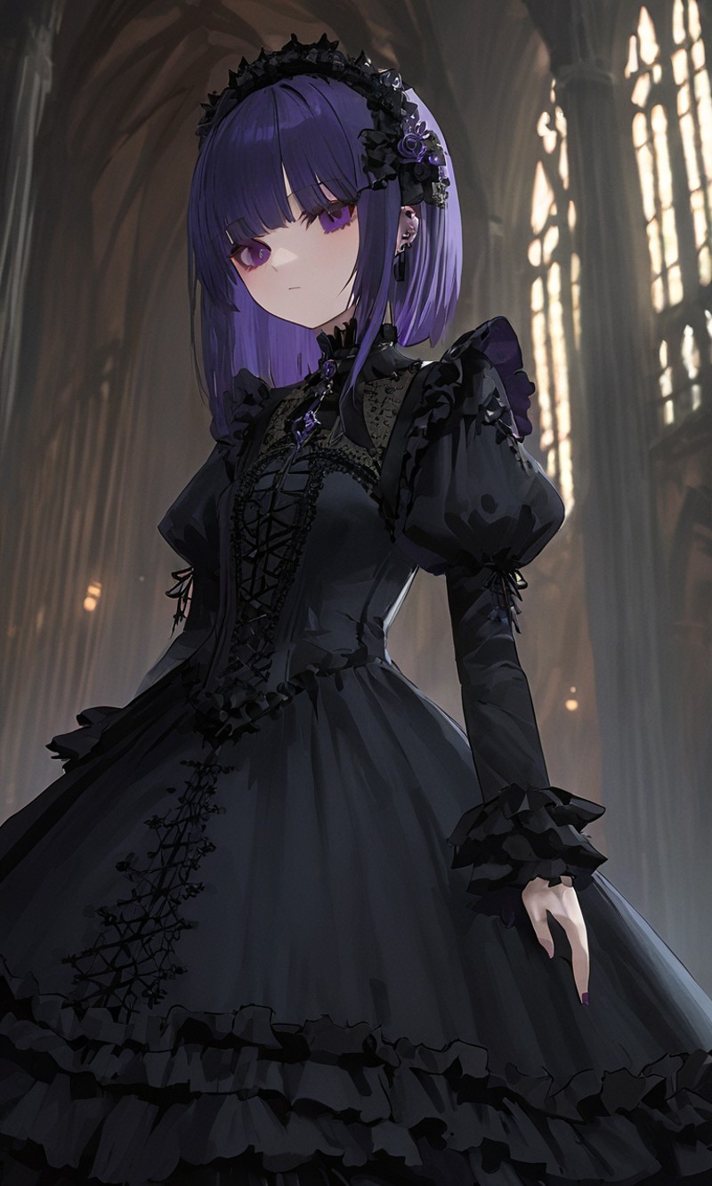 1girl  gothic dress, masterpiece